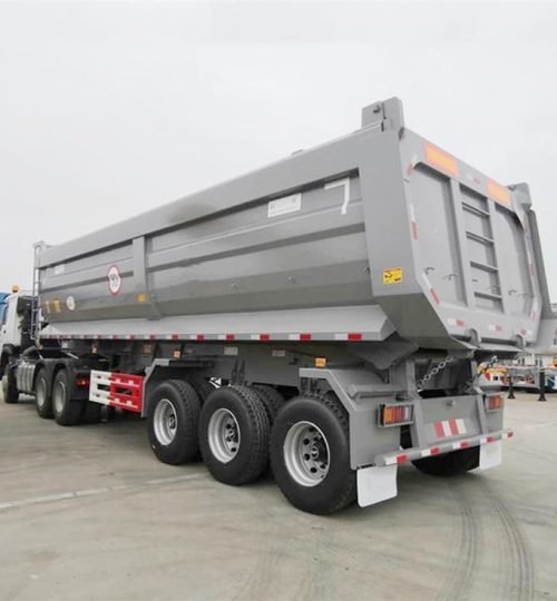 6 Axle 80 Ton End Tipper Truck Trailer Manufacturer with Best Price